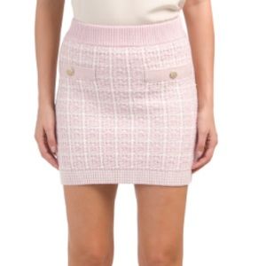 LOVE SHACK FANCY Callington Knit Skirt NWT